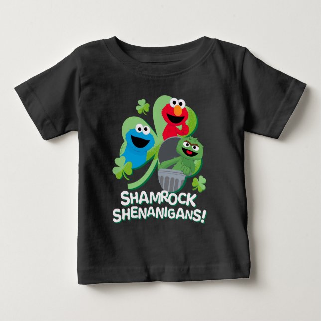 Sesame Street | Shamrock Shenanigans! Baby T-Shirt (Front)