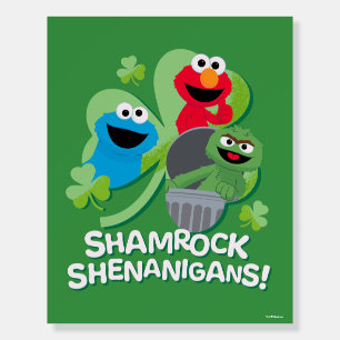 Sesame Street Shamrock Shenanigans! Foam Board