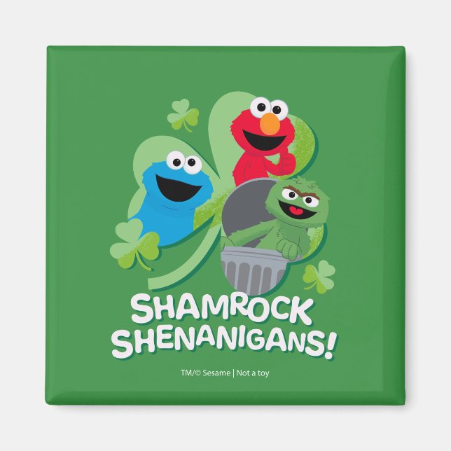 Sesame Street | Shamrock Shenanigans! Magnet (Front)