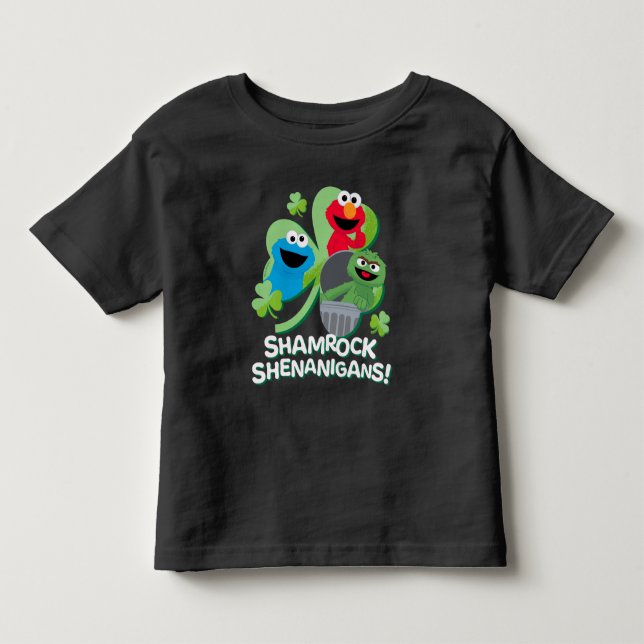Sesame Street | Shamrock Shenanigans! Toddler T-shirt (Front)