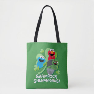 Sesame Street Shamrock Shenanigans! Tote Bag
