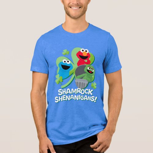 Sesame Street  Shamrock Shenanigans Tri_Blend Shirt