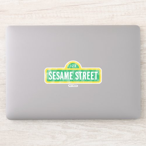 Sesame Street Sign Sticker