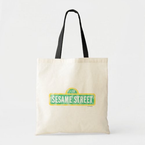 Sesame Street Sign Tote Bag