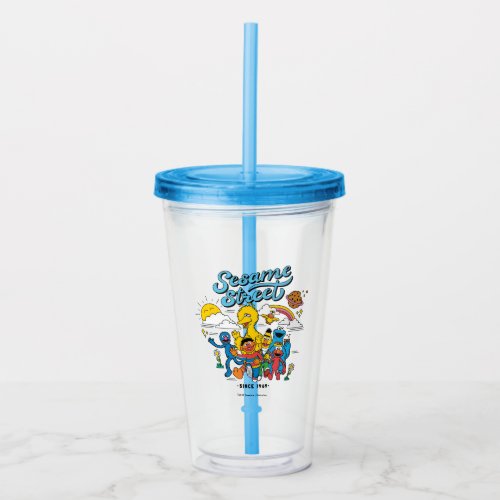 Sesame Street  Since 1969 Acrylic Tumbler