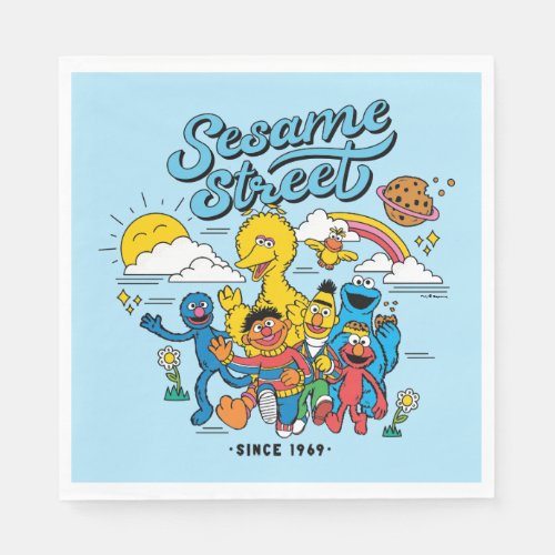Sesame Street  Since 1969 Napkins