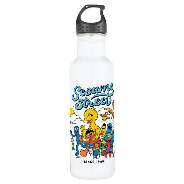 Sesame Street | Since 1969 Stainless Steel Water Bottle (Front)