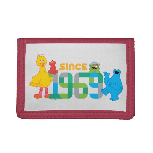 Sesame Street  Since 1969 Trifold Wallet