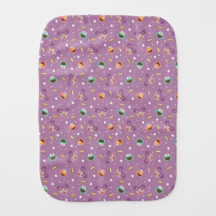 Sesame Street   S'mores Pattern Baby Burp Cloth