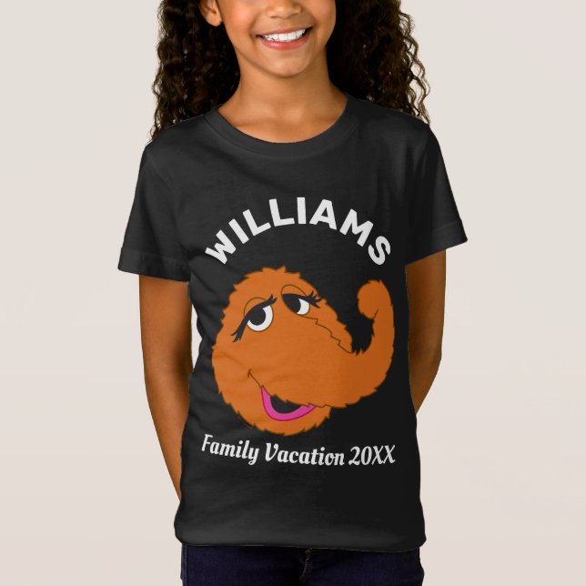 Sesame Street | Snuffleupagus Family Vacation T-Shirt (Front)