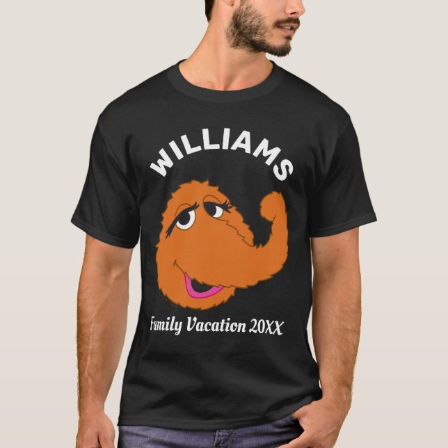Sesame Street | Snuffleupagus Family Vacation T-Shirt (Front)