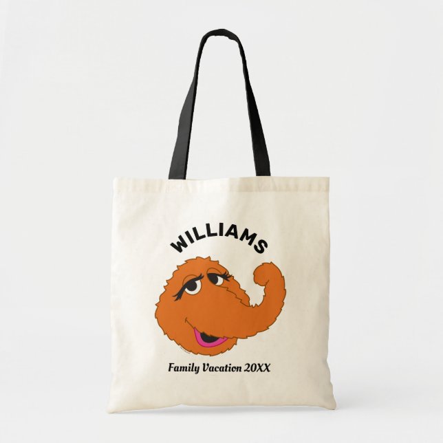 Sesame Street | Snuffleupagus Family Vacation Tote Bag (Front)