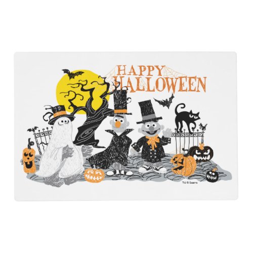 Sesame Street  Spooky Happy Halloween Placemat