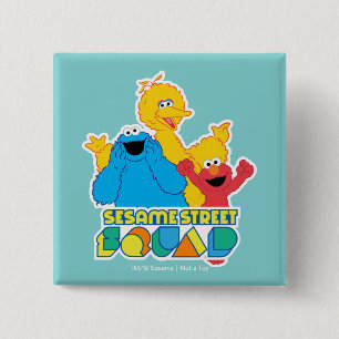Sesame Street Squad Button