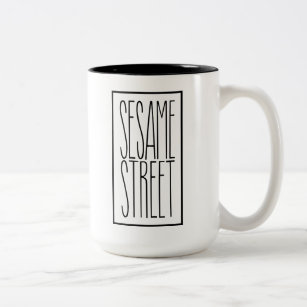 Sesame Street Stacked Two-Tone Coffee Mug