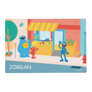 Sesame Street Street Scene Placemat