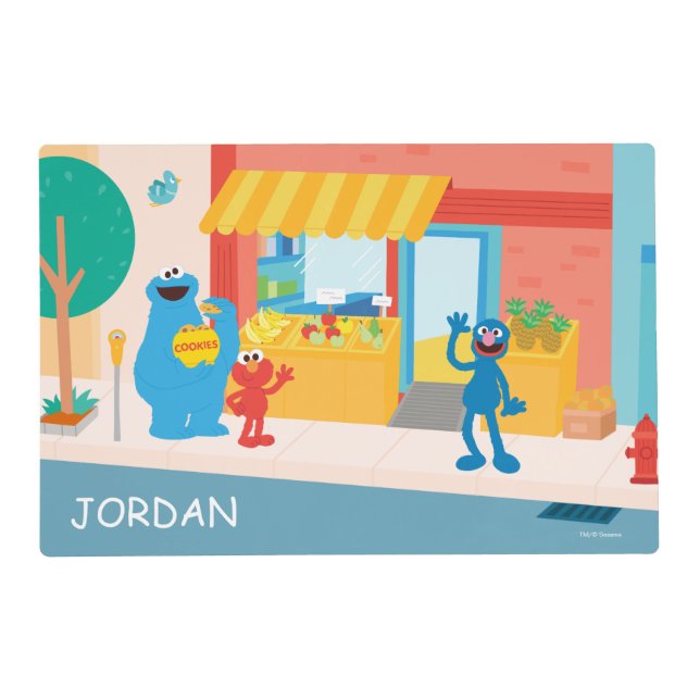 Sesame Street | Street Scene Placemat (Front)