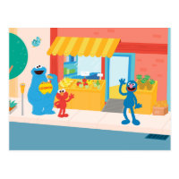 Sesame Street | Street Scene Postcard