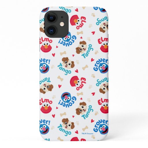 Sesame Street | Tango, Elmo, & Grover Pattern iPhone 11 Case