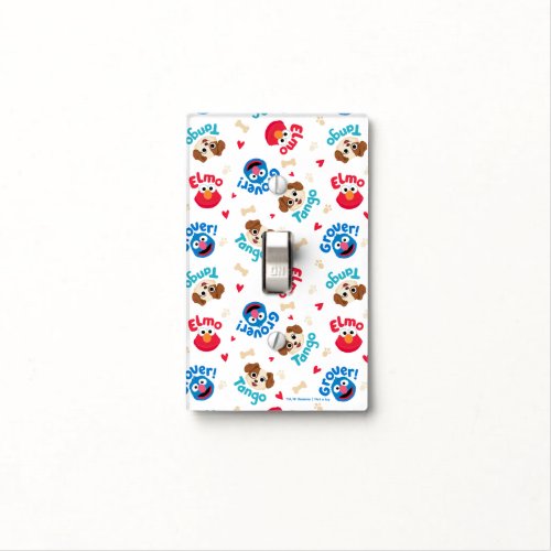 Sesame Street  Tango Elmo  Grover Pattern Light Switch Cover