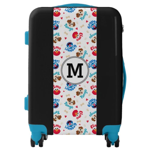 Sesame Street  Tango Elmo  Grover Pattern Luggage