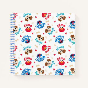 Sesame Street   Tango, Elmo, & Grover Pattern Notebook