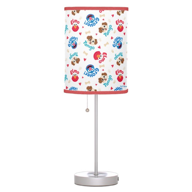 Sesame Street | Tango, Elmo, & Grover Pattern Table Lamp (Right)