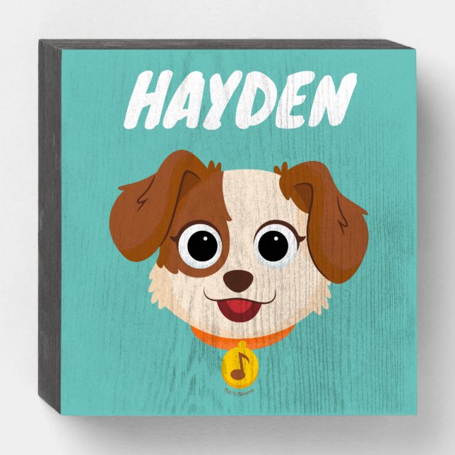 Sesame Street | Tango Face | Add Your Name Wooden Box Sign (Front Horizontal)