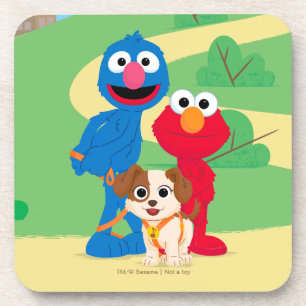 Sesame Street   Tango With Grover & Elmo Beverage Coaster