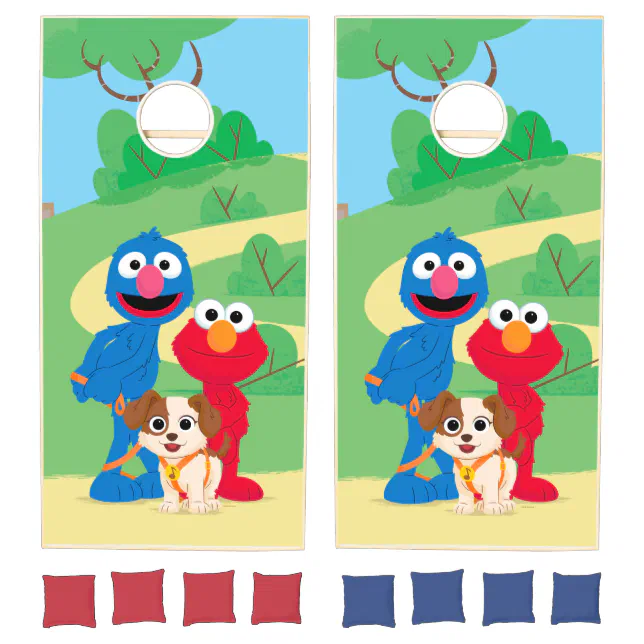 Sesame Street | Tango With Grover & Elmo Cornhole Set