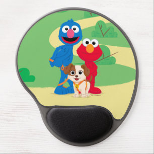 Sesame Street   Tango With Grover & Elmo Gel Mouse Pad