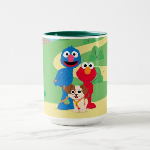 Sesame Street  Tango With Grover  Elmo Mug