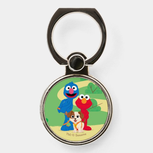 Sesame Street | Tango With Grover & Elmo Phone Ring Stand (Front)