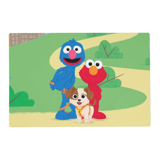Sesame Street | Tango With Grover & Elmo Placemat (Front)