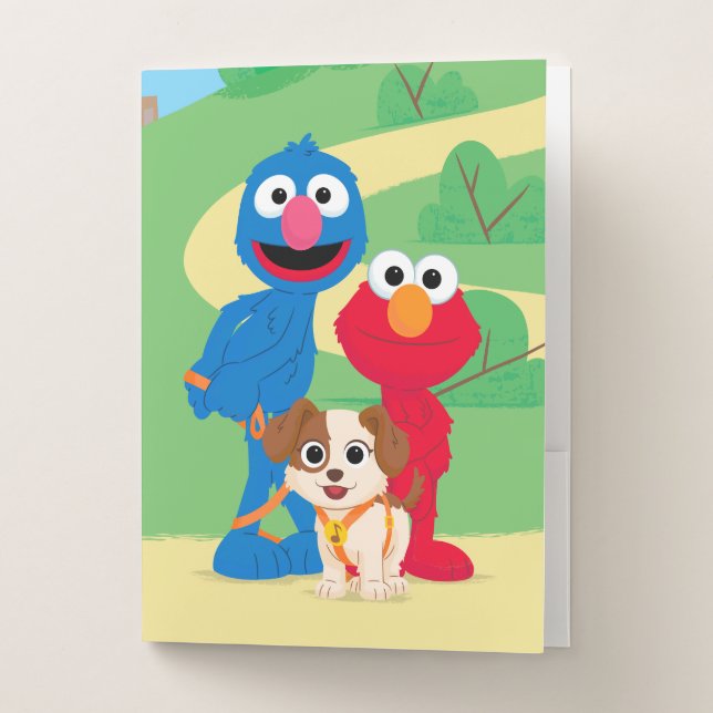 Sesame Street | Tango With Grover & Elmo Pocket Folder (Front)