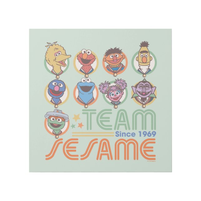 Sesame Street | Team Sesame Since 1969 Gallery Wrap (Front)