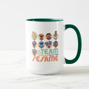 Sesame Street Team Sesame Since 1969 Mug