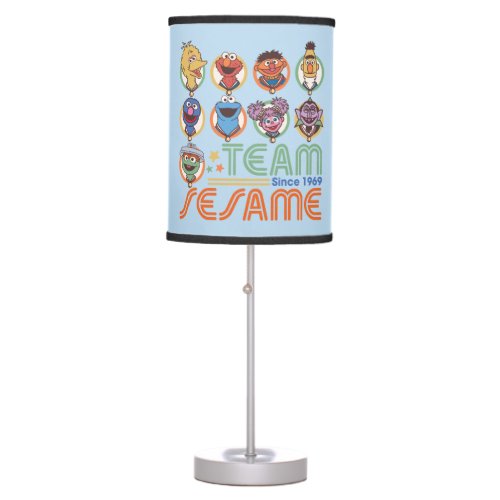 Sesame Street  Team Sesame Since 1969 Table Lamp