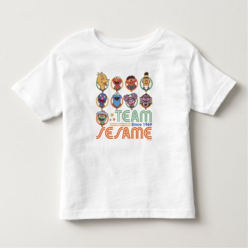 Sesame Street  Team Sesame Since 1969 Toddler T_shirt