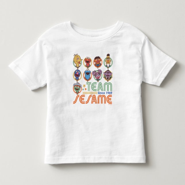 Sesame Street | Team Sesame Since 1969 Toddler T-shirt (Front)