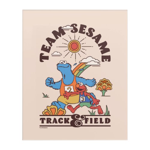 Sesame Street  Team Sesame Track  Field Acrylic Print