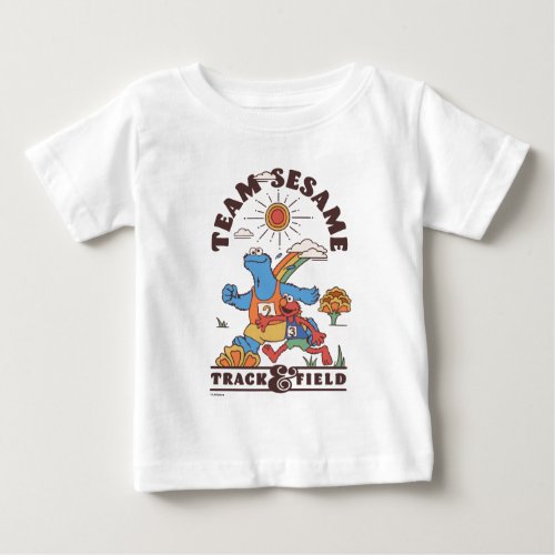 Sesame Street  Team Sesame Track  Field Baby T_Shirt