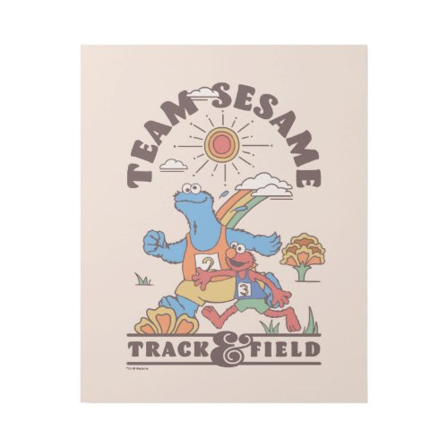Sesame Street  Team Sesame Track  Field Gallery Wrap