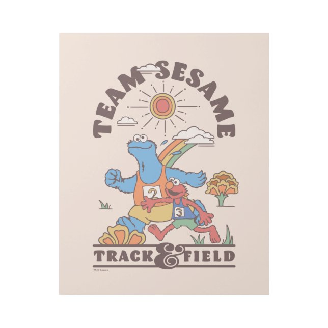Sesame Street | Team Sesame Track & Field Gallery Wrap (Front)