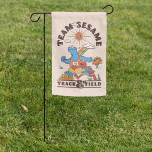 Sesame Street   Team Sesame Track & Field Garden Flag