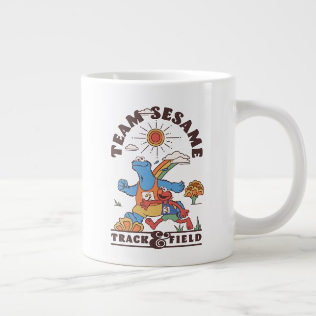 Sesame Street | Team Sesame Track & Field Giant Coffee Mug (Right)