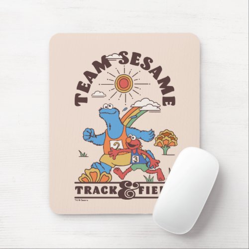 Sesame Street  Team Sesame Track  Field Mouse Pad