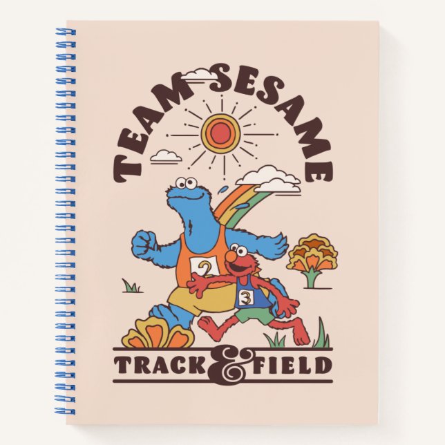 Sesame Street | Team Sesame Track & Field Notebook (Front)