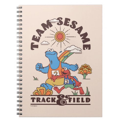 Sesame Street  Team Sesame Track  Field Notebook