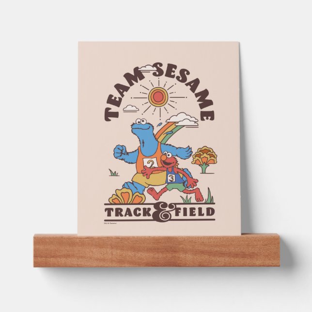 Sesame Street | Team Sesame Track & Field Picture Ledge (Front)
